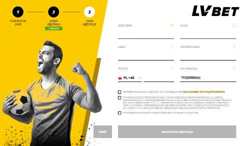 LVbet LVbet bonus code form screenshot